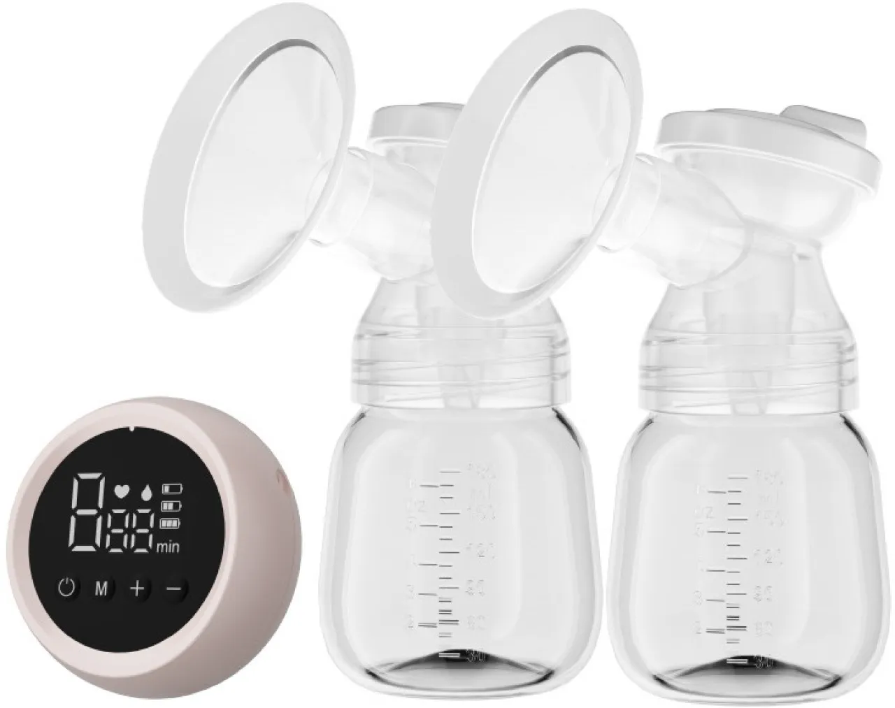 spark Breast Pump Electric Fully Automatic Massage Breast Pump Split LCD Bilateral Large Suction Si…