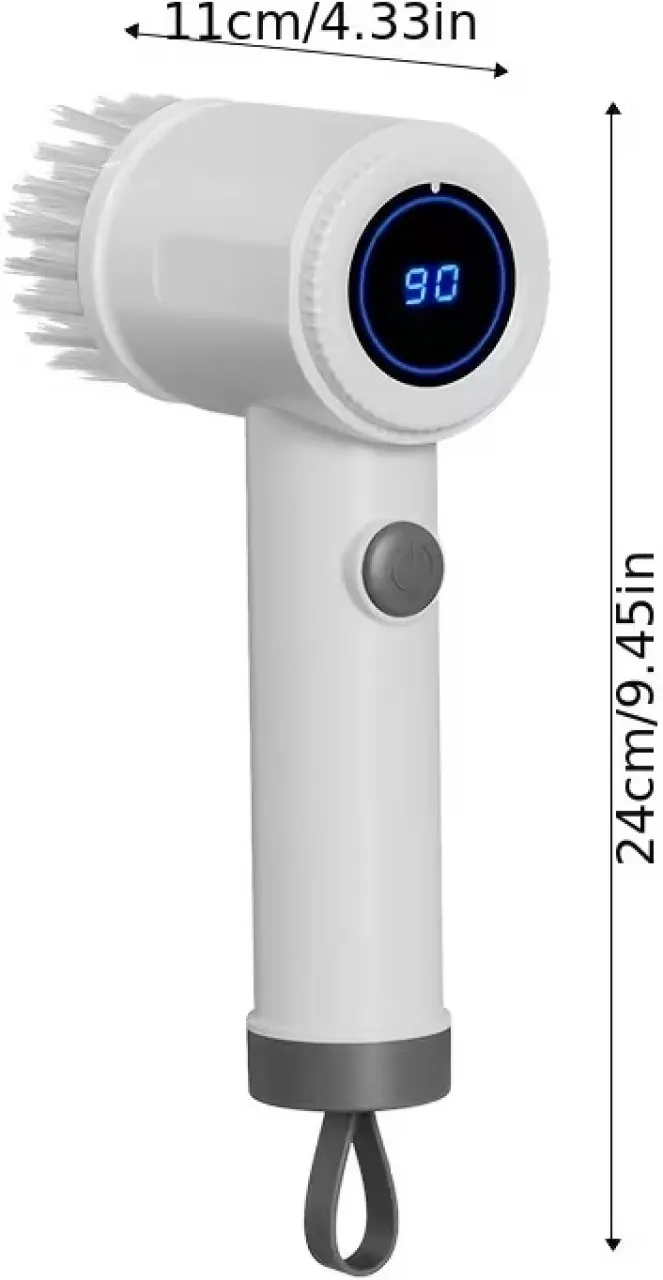 Flycross 6-in-1 multi-functional electric cleaning brush, equipped with 5 replaceable brush heads, …