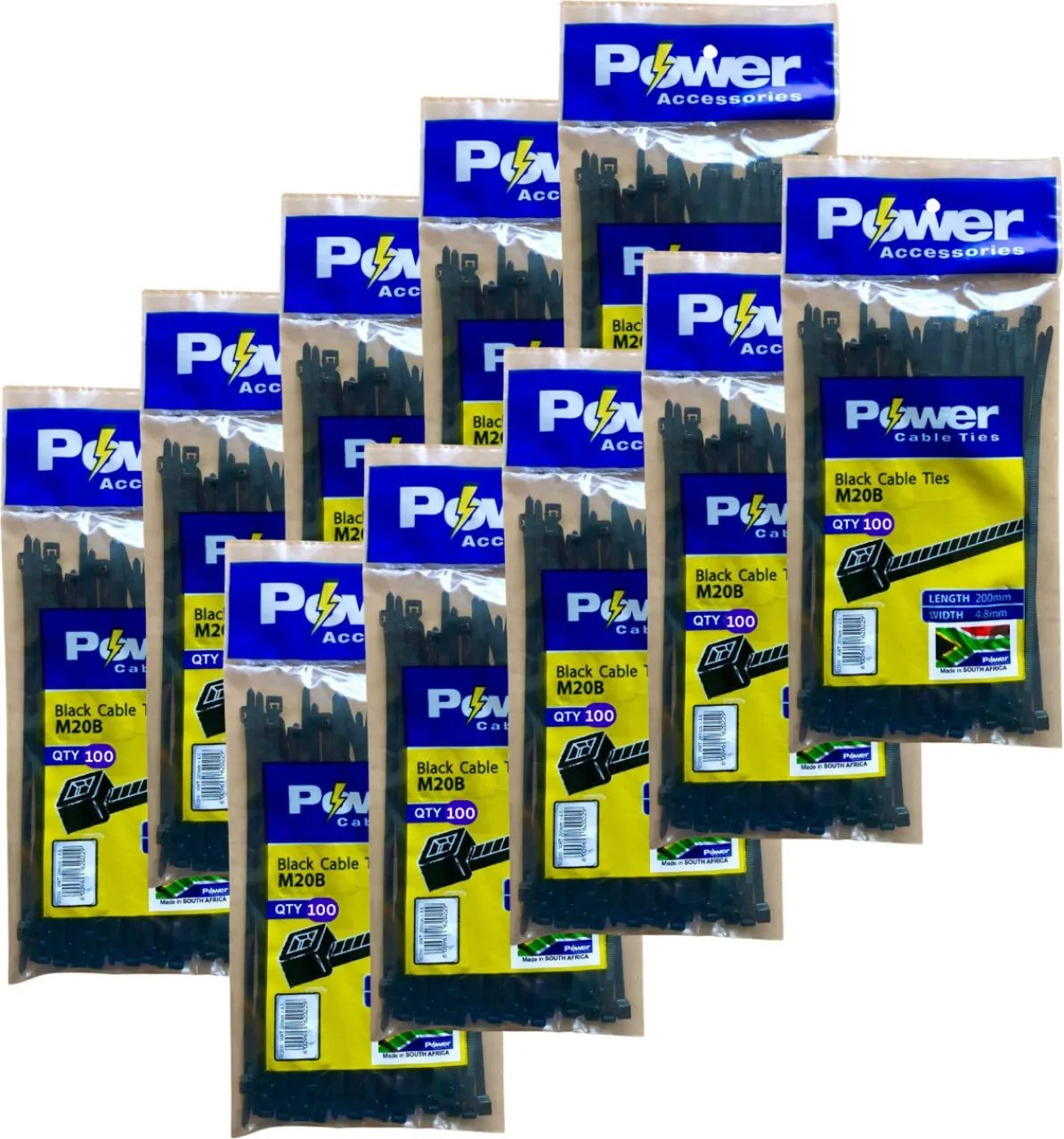 Power M20B Nylon Standard Cable Tie