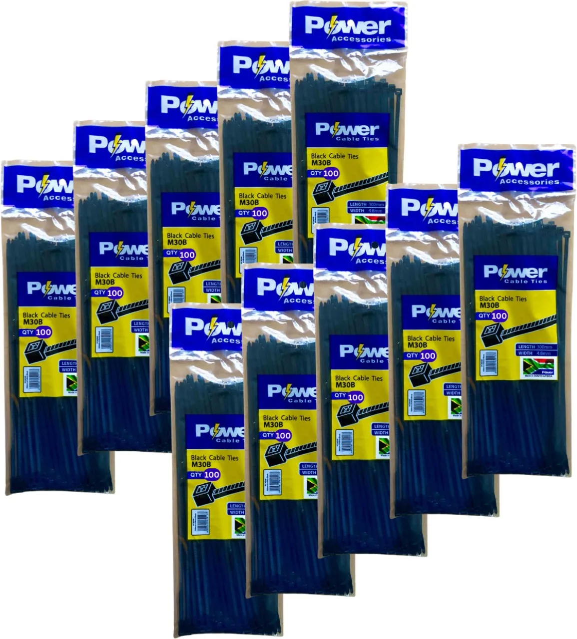 Power M30B Nylon Standard Cable Tie