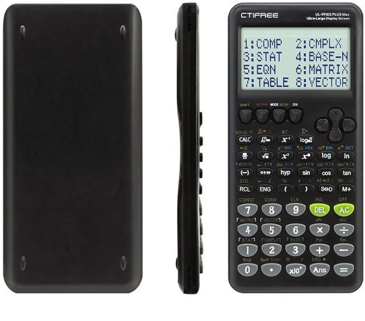 Duomi Scientific Calculator with 417 Functions Large LCD Display Dual Power Solar Battery Protectiv…