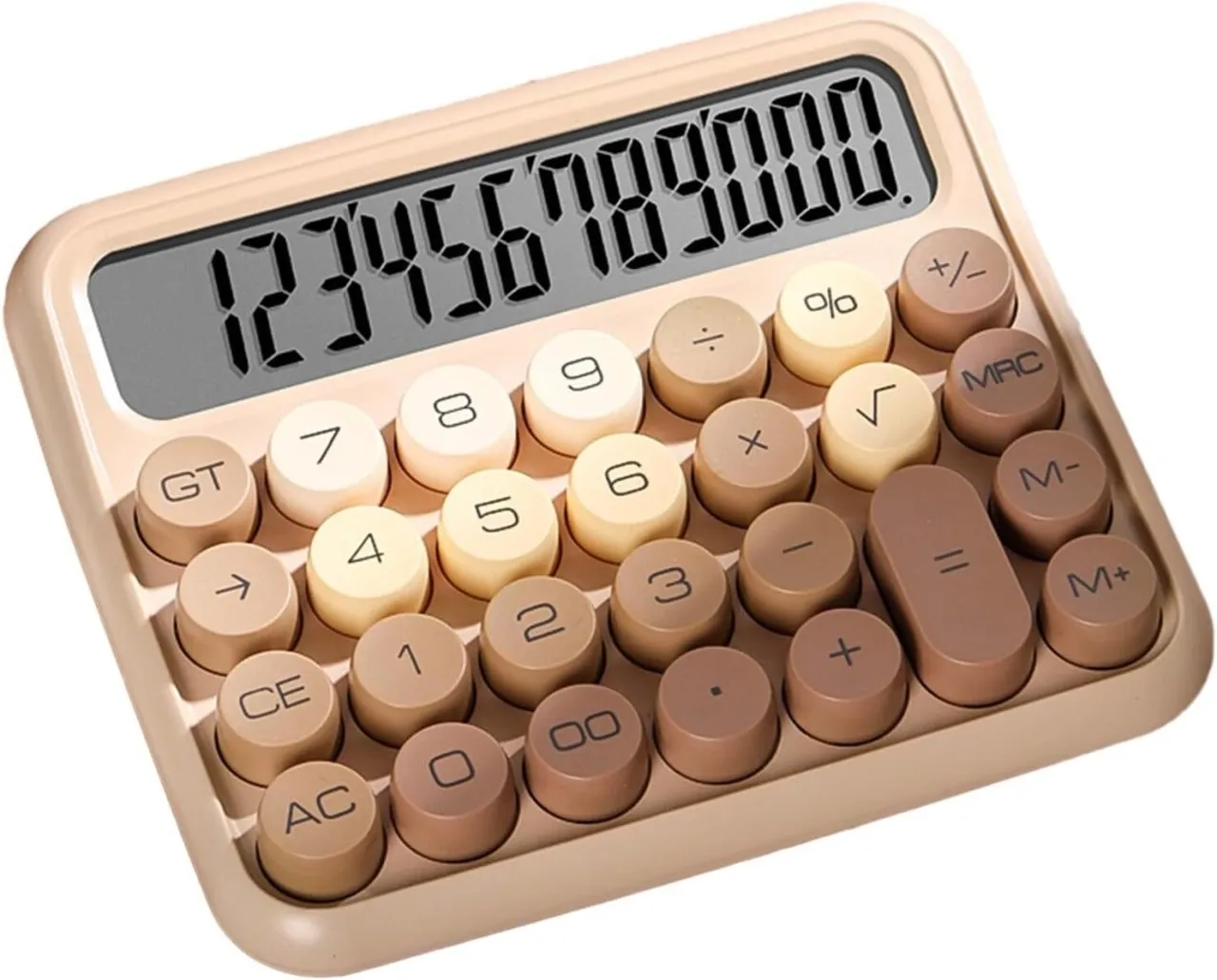 Loznron Silent calculator, high appearance, large gradient, student arithmetic, business finance as…