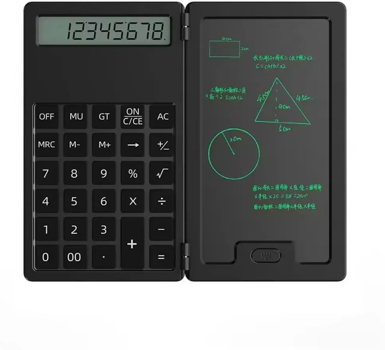 Fantasy Town Multifunctional Mini Foldable 12-Digit Scientific Calculators with LCD Notepad Writing…