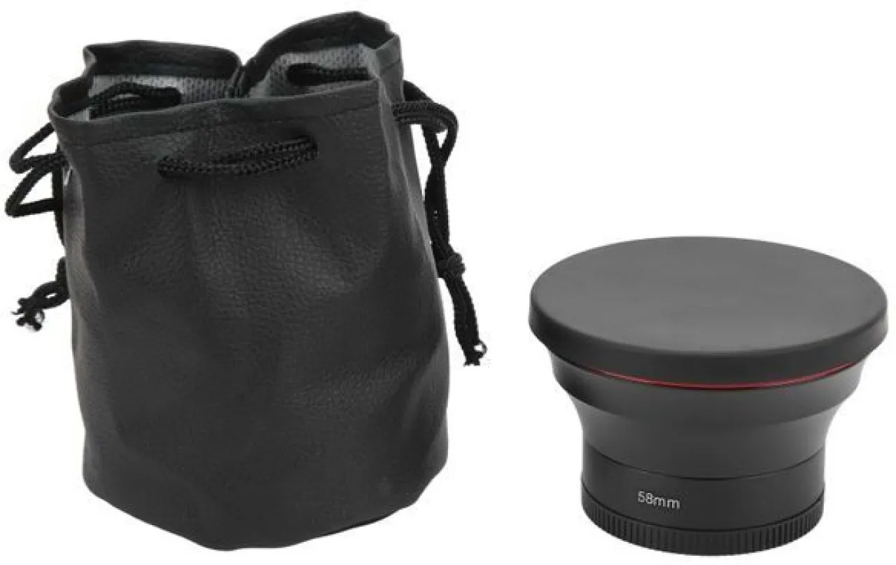 NANSHI 58mm 0.43X Wide Lens - with Macro for Landscapes Fisheye  Lens