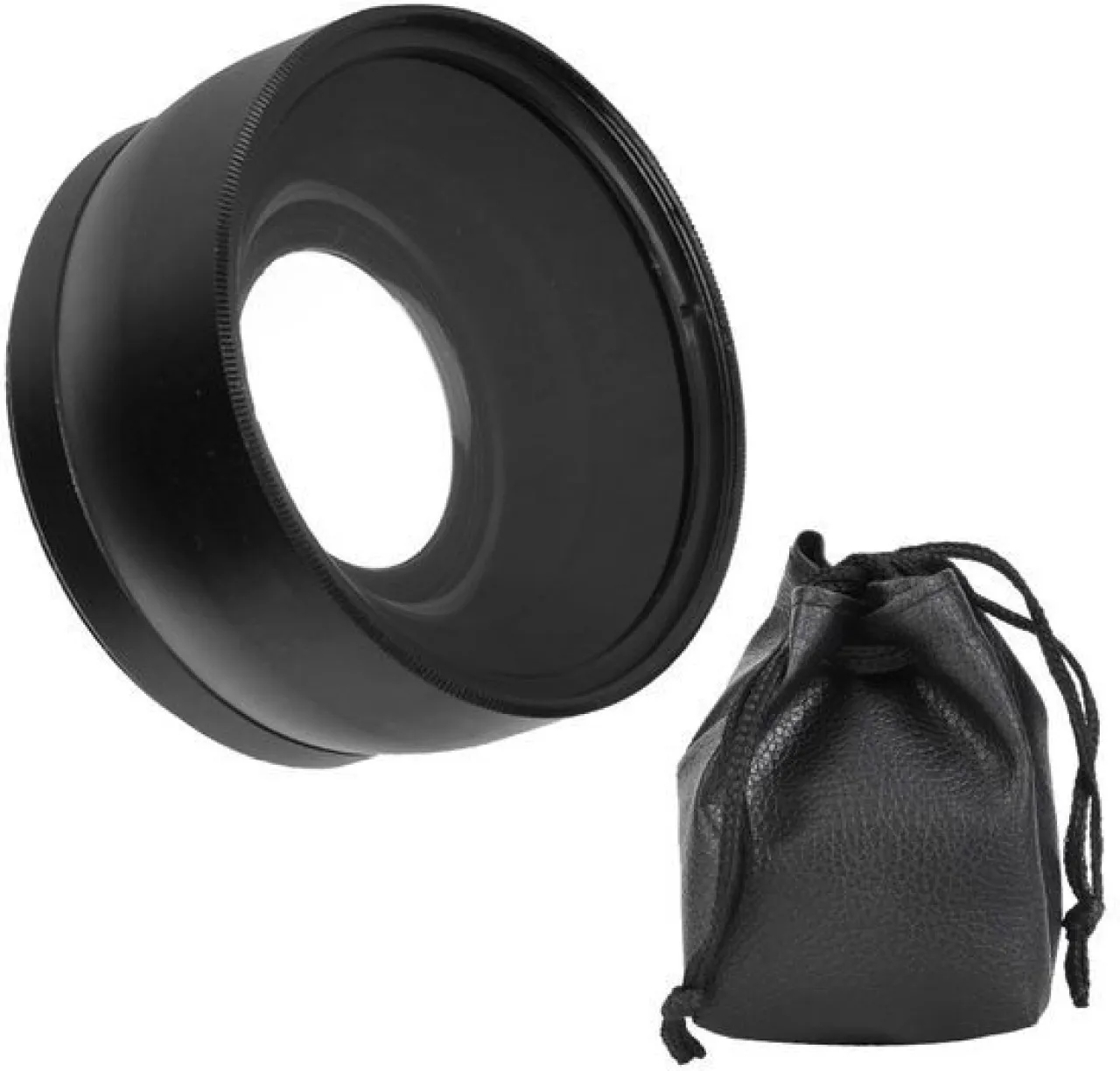 NANSHI 58mm 0.45X Macro/Wide - for DSLR (Black) Daily Use Fisheye  Lens