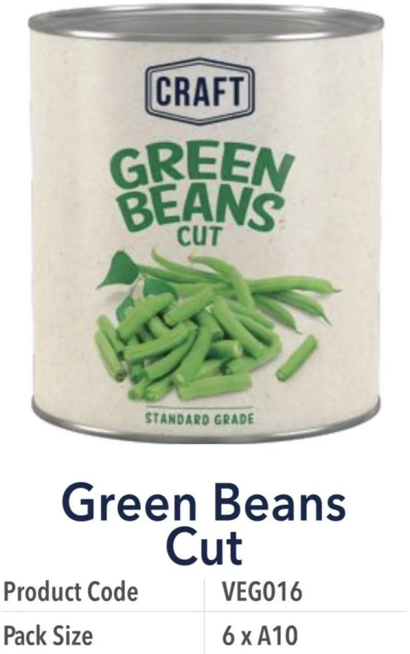 Craft Green Beans Cut Vegetables