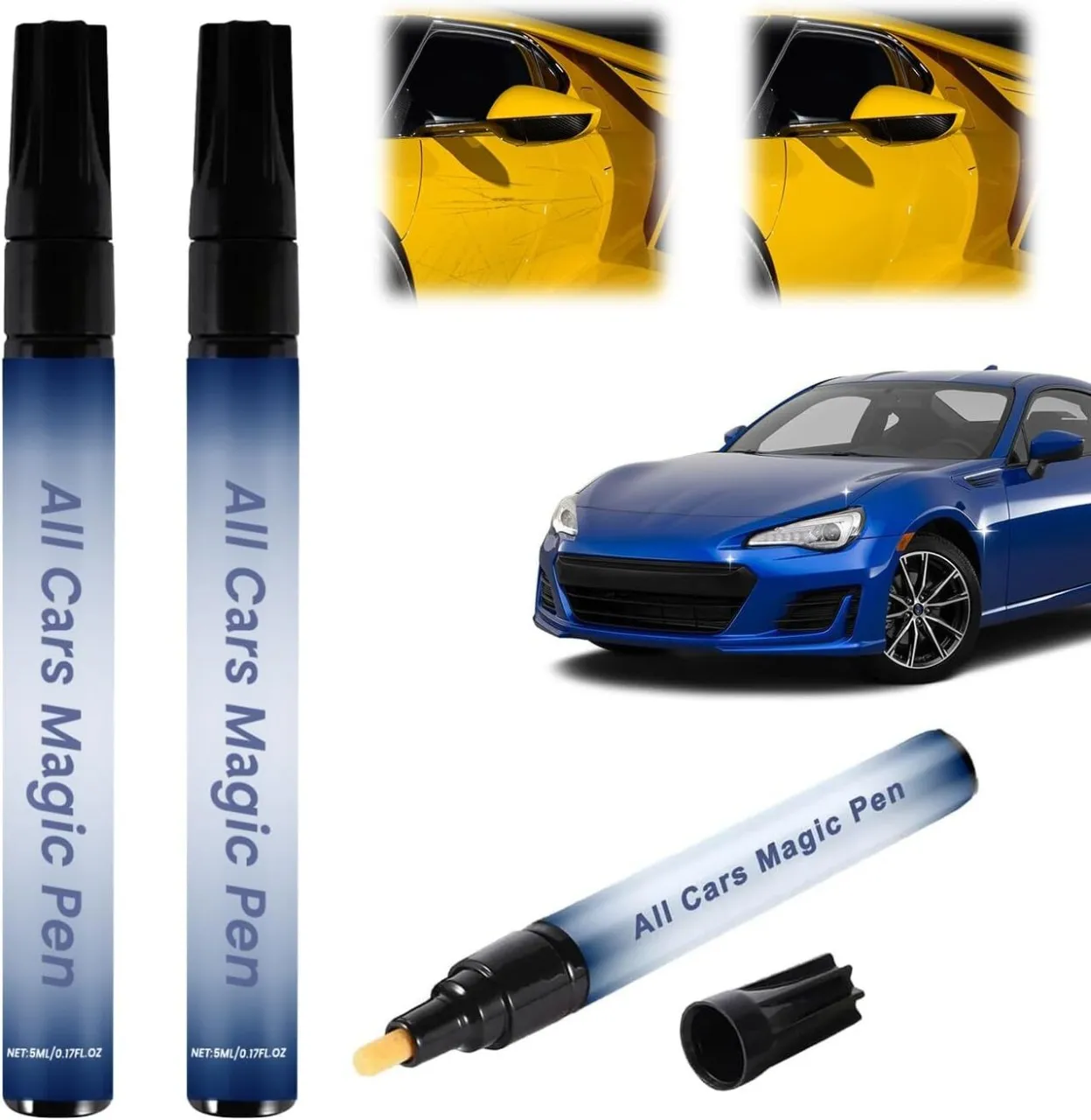 STTA MA Auto Scratch Remover Pen Quickly Repairs Scratches and Paint Damage Touch-up Pen Tube Car B…