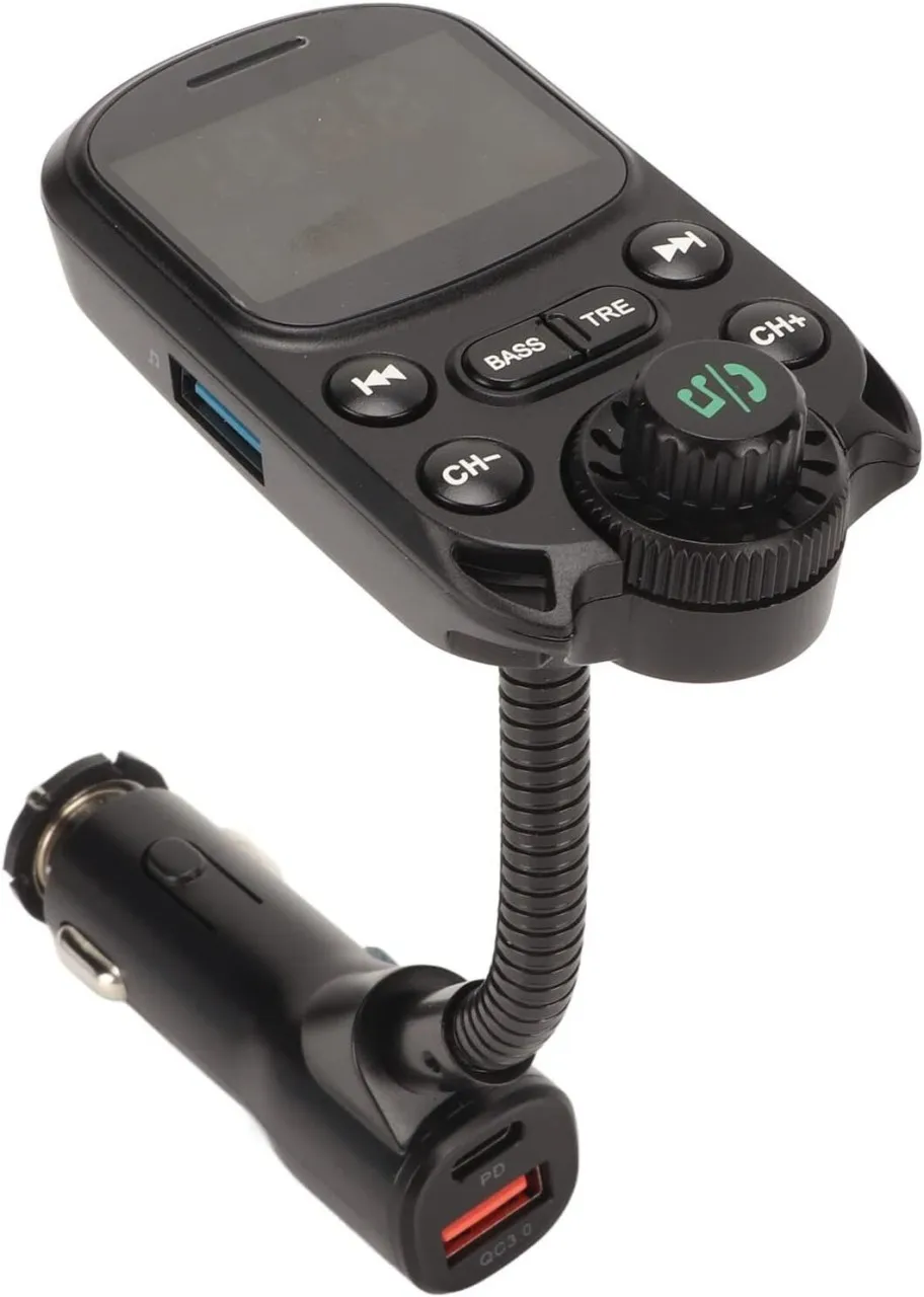 WEIWEISTORE v5.0 Car Bluetooth Device with FM Transmitter
