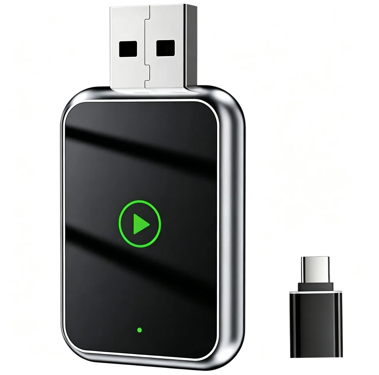 Vanja Wireless CarPlay Android Auto Adapter -Convert Wired to Wireless in Seconds Car Stereo