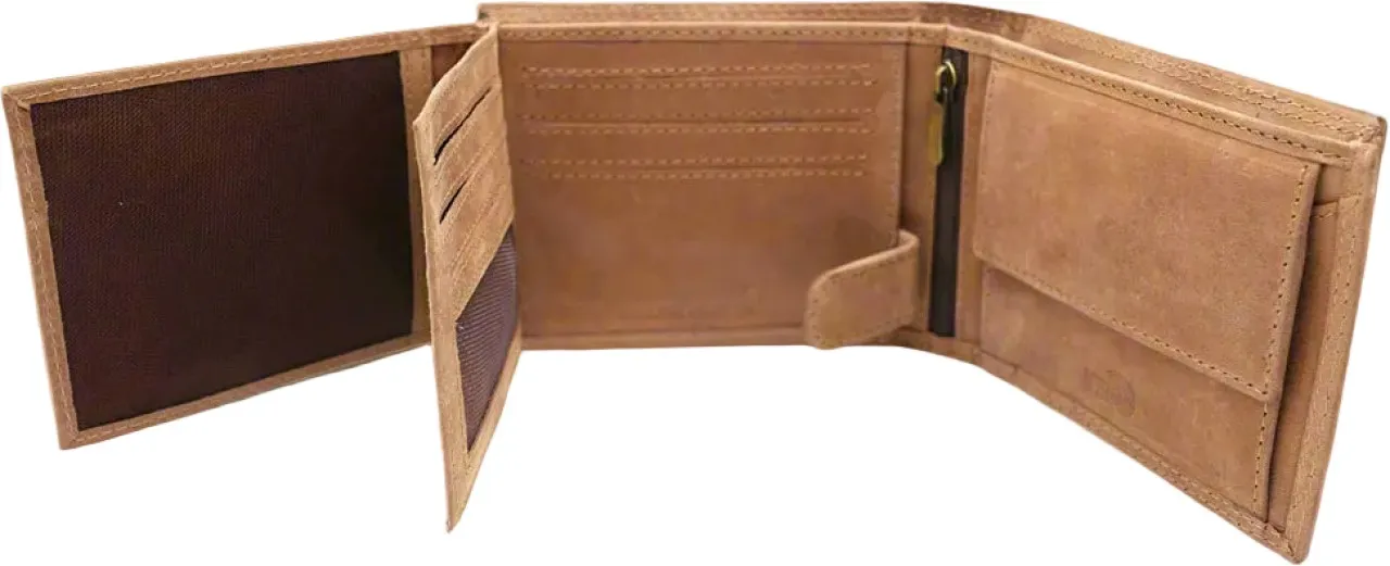 Minx Tucson Leather Men's Wallet Card Holder