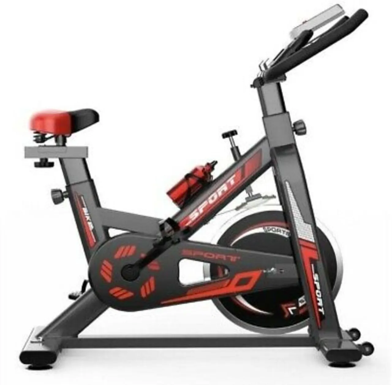 PrimePickSA Cardio Spinning Bike – Adjustable Indoor Cycling Trainer with Heavy Flywheel for Home G…