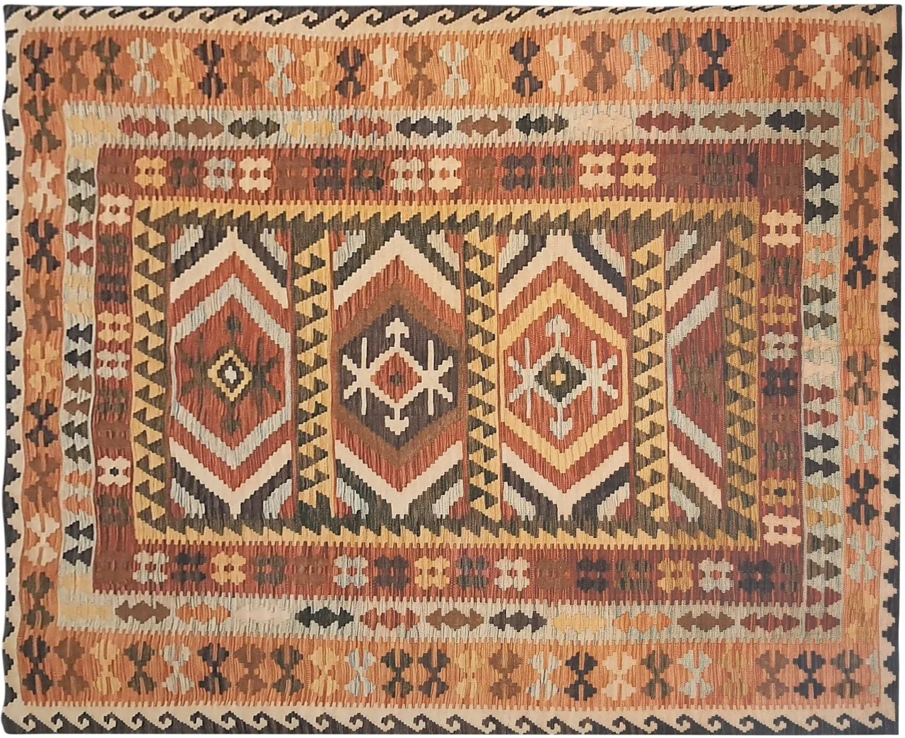 Kirk Décor Kirk Decor Vinyl Mat - 100cm x 155cm - Kilim Winter (Area Rug) PVC Rectangle Shape