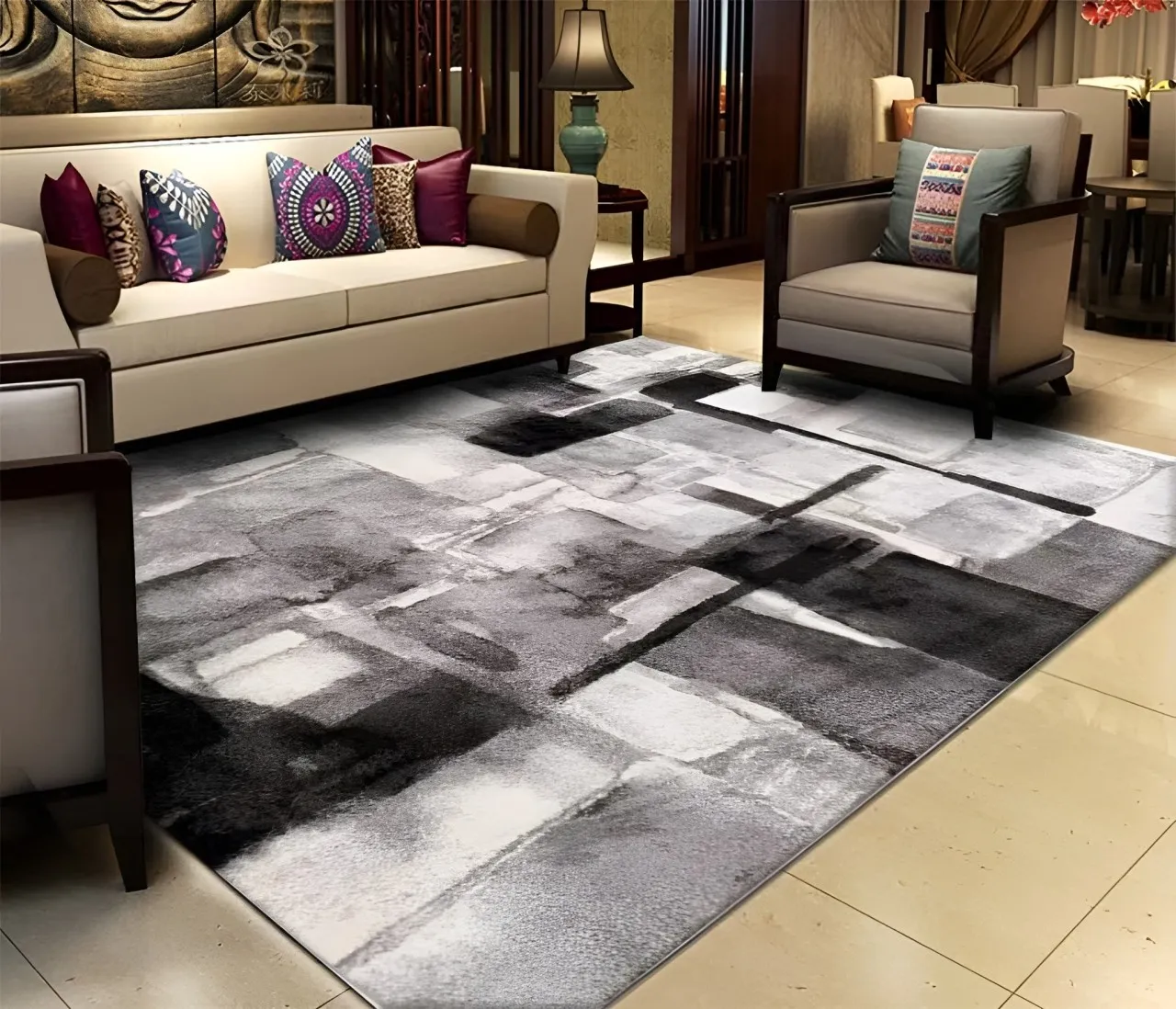 SMTE (Carpet) Polyester Rectangle Shape