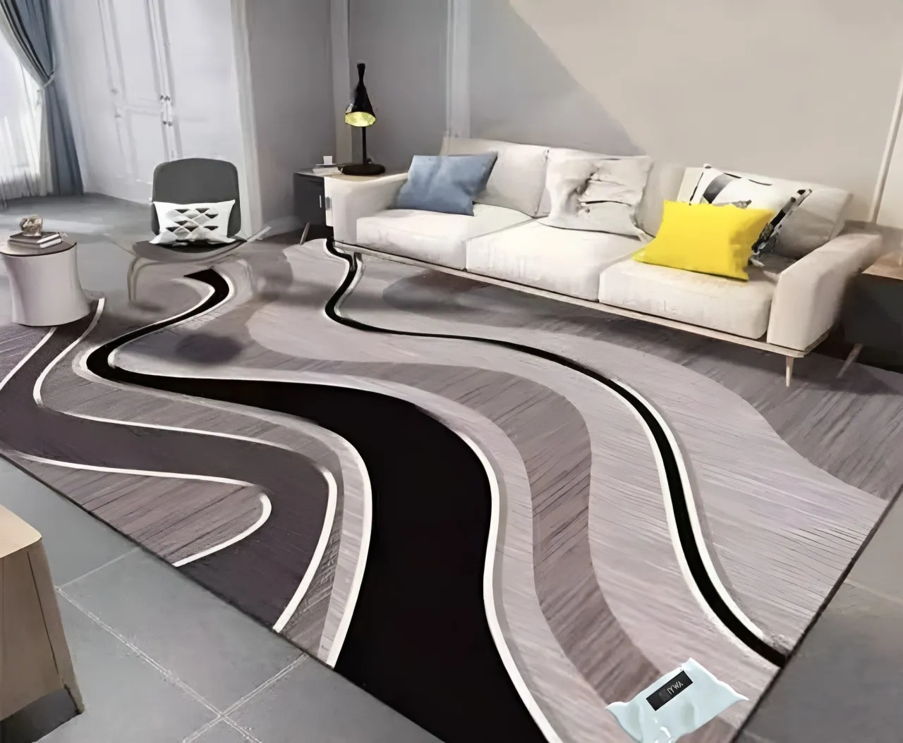 SMTE (Area Rug) Polyester Rectangle Shape