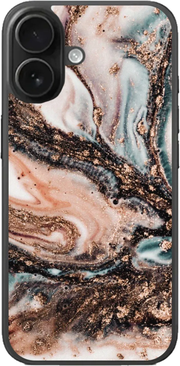 Caitscases (IPH17)-TPU Fashion Covers (Cosmic Marble) Back Cover for Apple iPhone 17