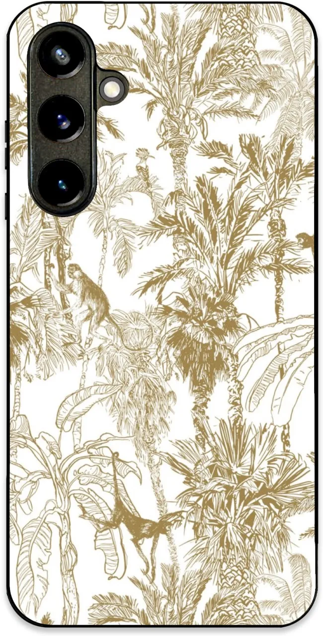 Caitscases (SAMS23FE)-TPU Fashion Covers (Golden ) Back Cover for Samsung S23 FE