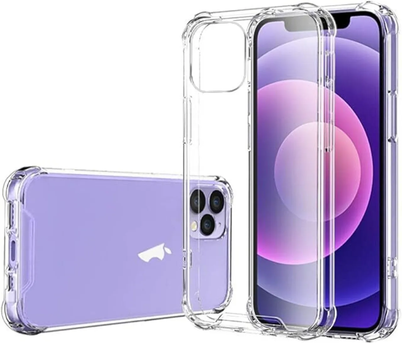 NEXTGEN Premium Clear Shockproof Case Compatible with iPhone 12 Pro Protective Cover Back Cover for…