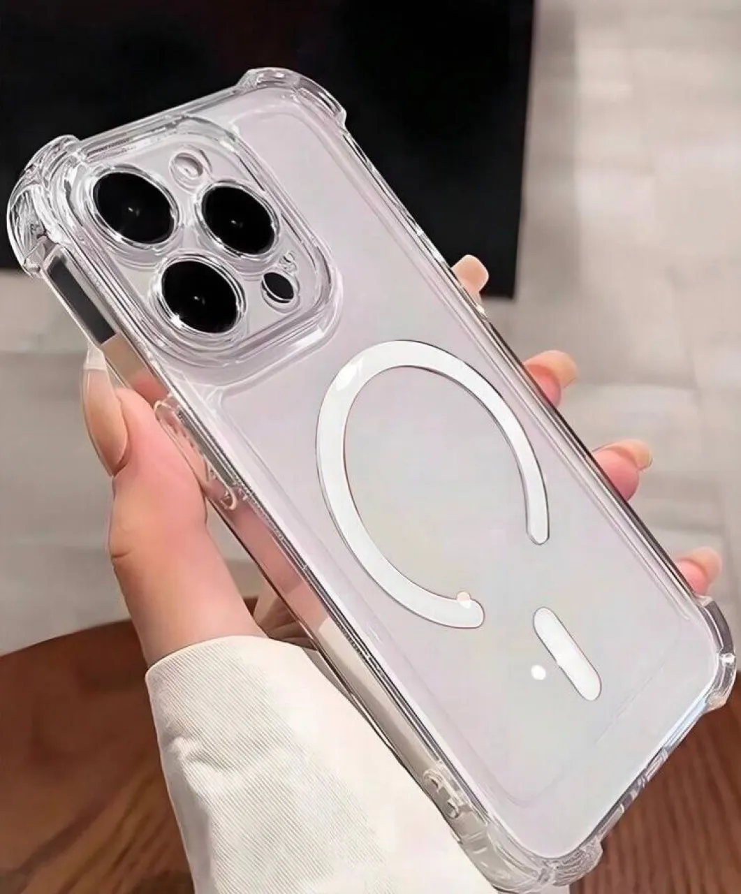 Generic Clear MagSafe Shockproof Case Pouch for iPhone 14 Pro