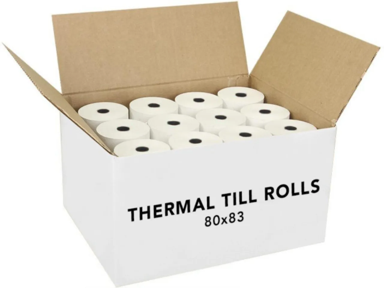 KEDJAB Thermal Paper Rolls 80x83 (box of 50) Thermal Cash Register Paper