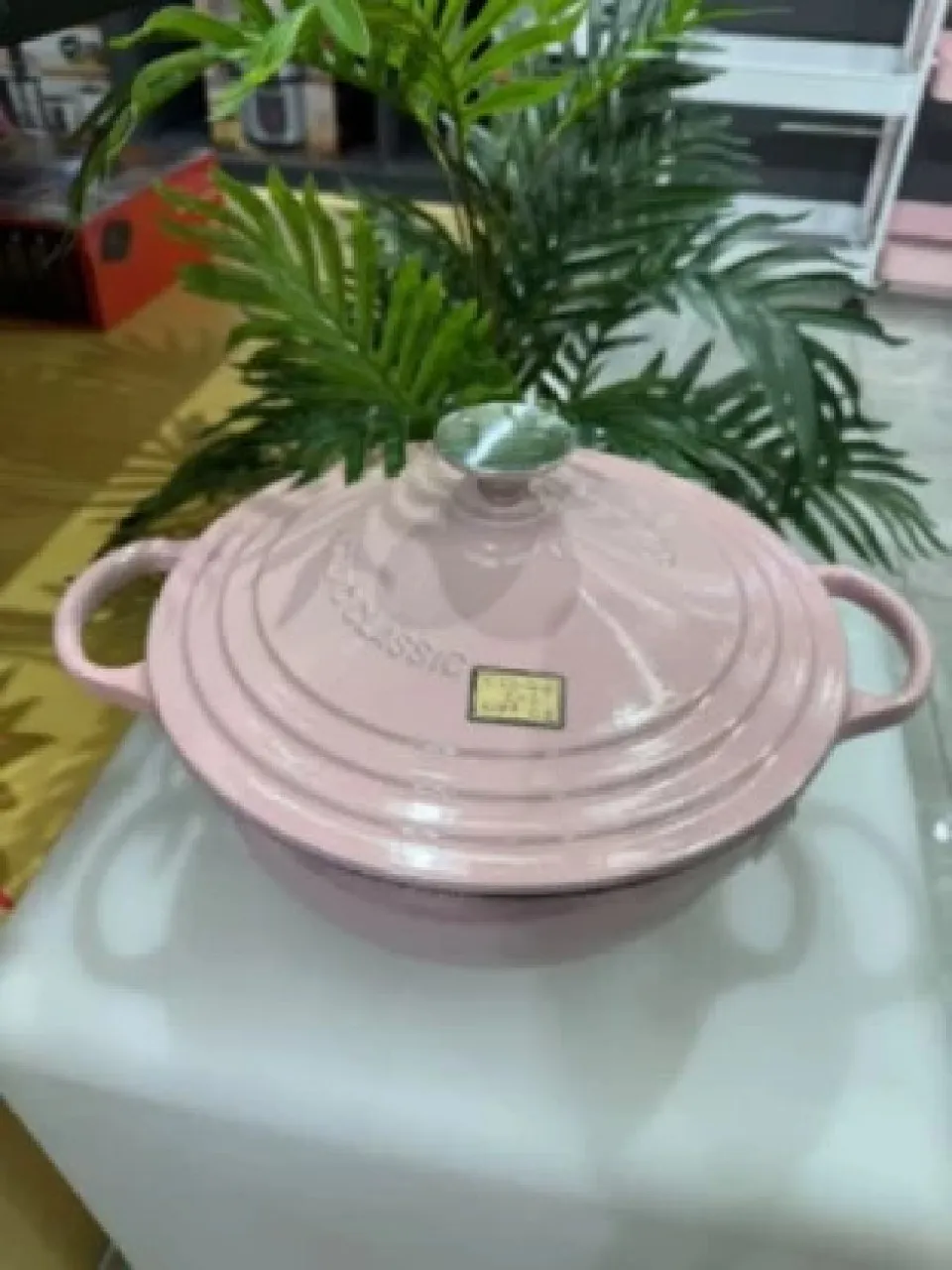 ShopMarket Enamelled Cast Iron Casserole Cook and Serve Casserole