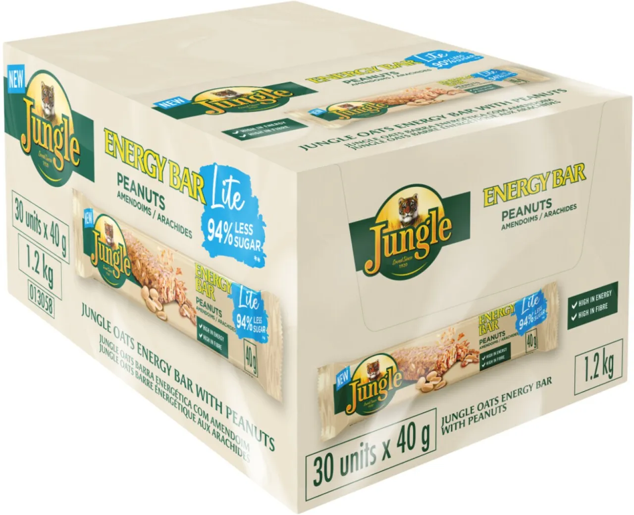 Jungle Peanuts Lite Energy Bar Sachet