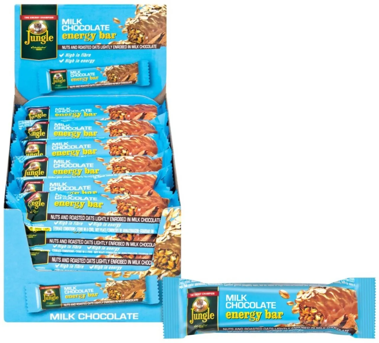Jungle Energy Bar Milk Chocolate Sachet