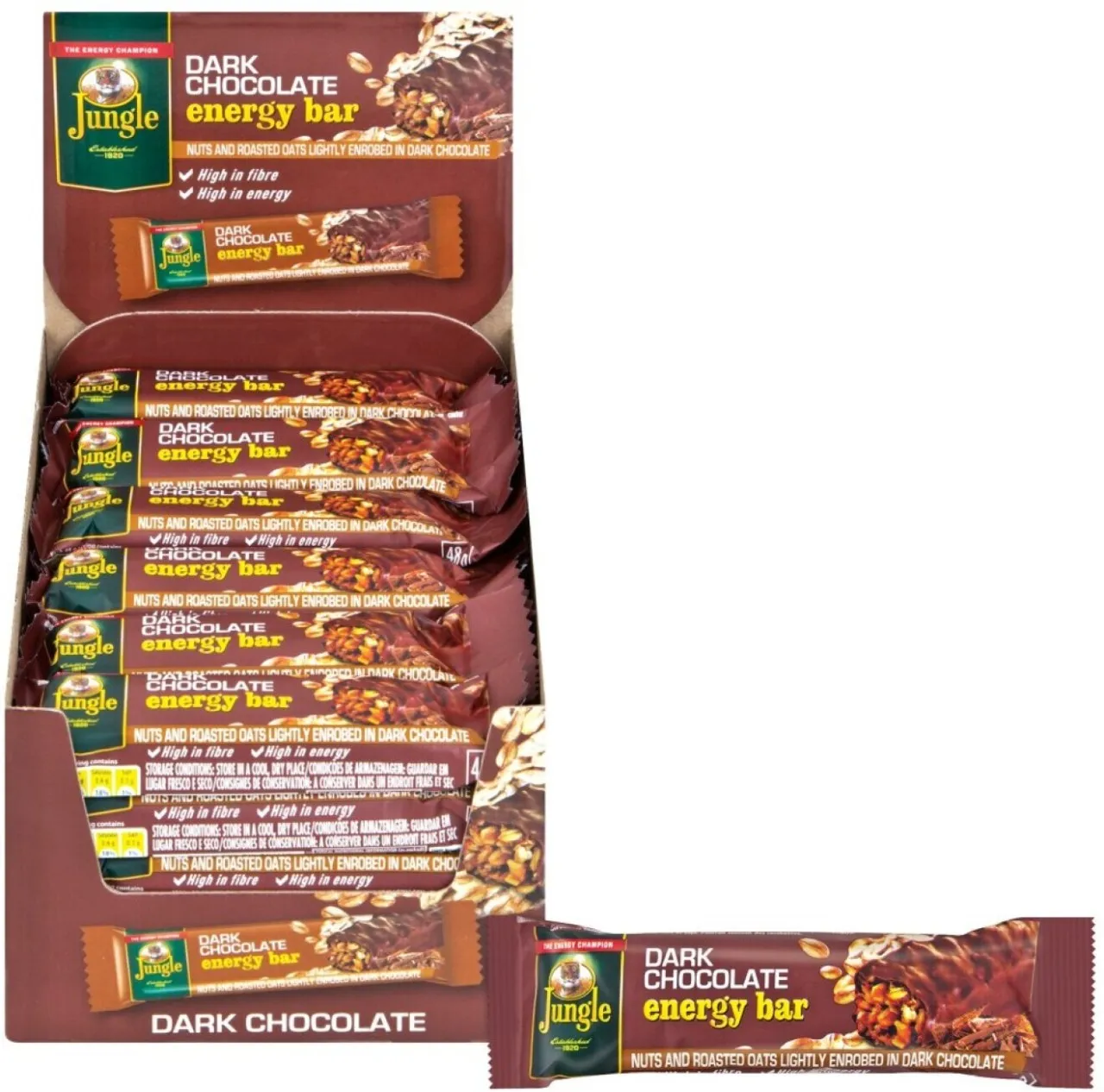 Jungle Energy Bar Dark Chocolate Sachet
