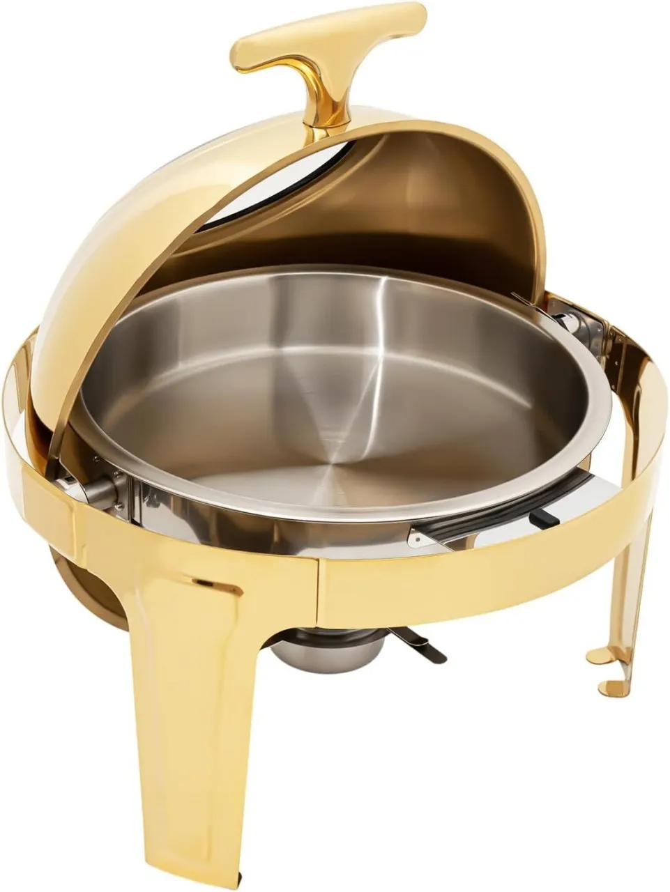 Generic Round Chafing Dish Buffet Set 5 quart Single Pan