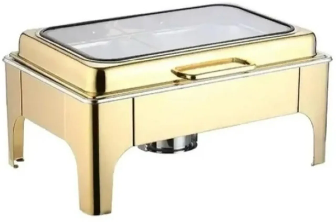 Chaffing Dish Rectangular 6 l Single Pan