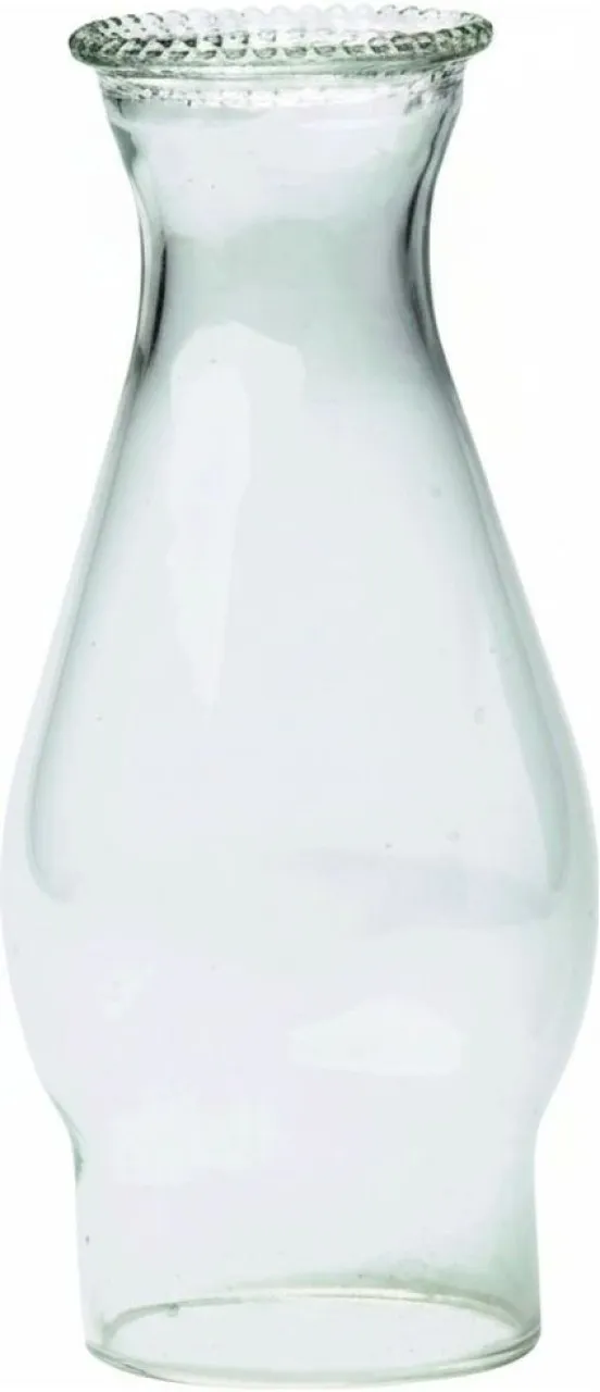 Vensico Clear Glass Lamp Chimney 21 cm Built-In Chimney