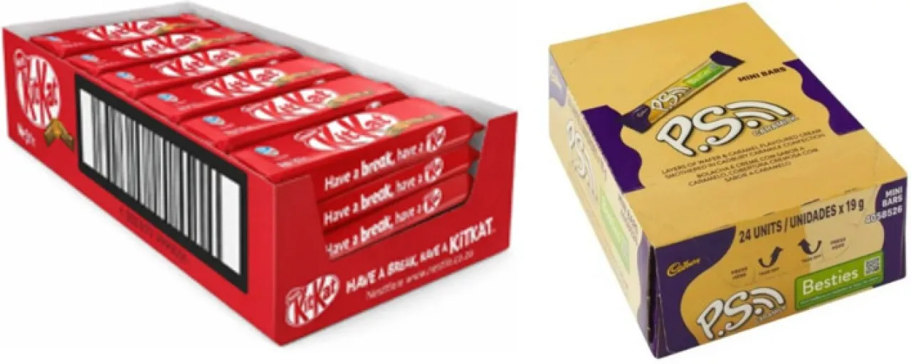 Nestlé & Cadbury PS Mini Bars & Kit Kat 2 Finger Mini Chocolates Combo Milk Chocolate Bars