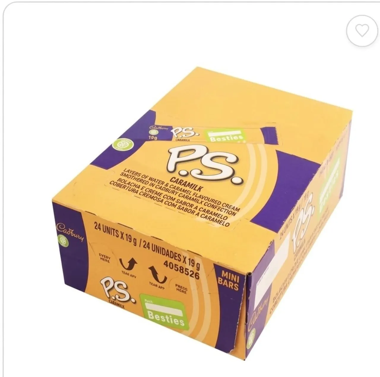 PS Caramilk Semisweet Chocolate Bars