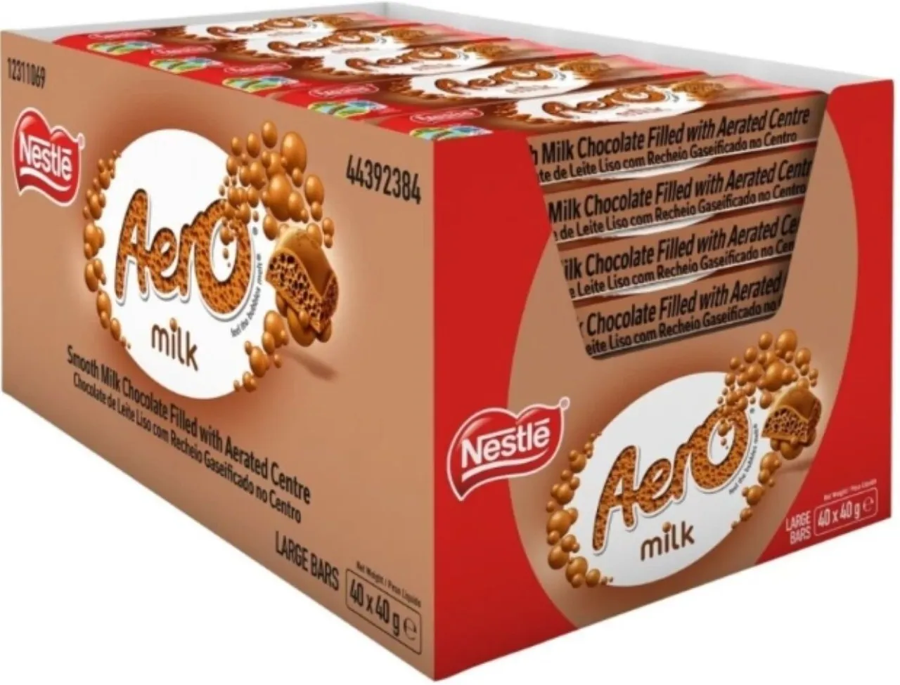 Nestle Aero Milk Chocolate Bars
