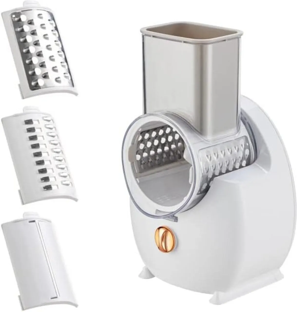 bloo Electric Food Processor Electric Vegetable & Fruit Cast Iron Grater & Slicer