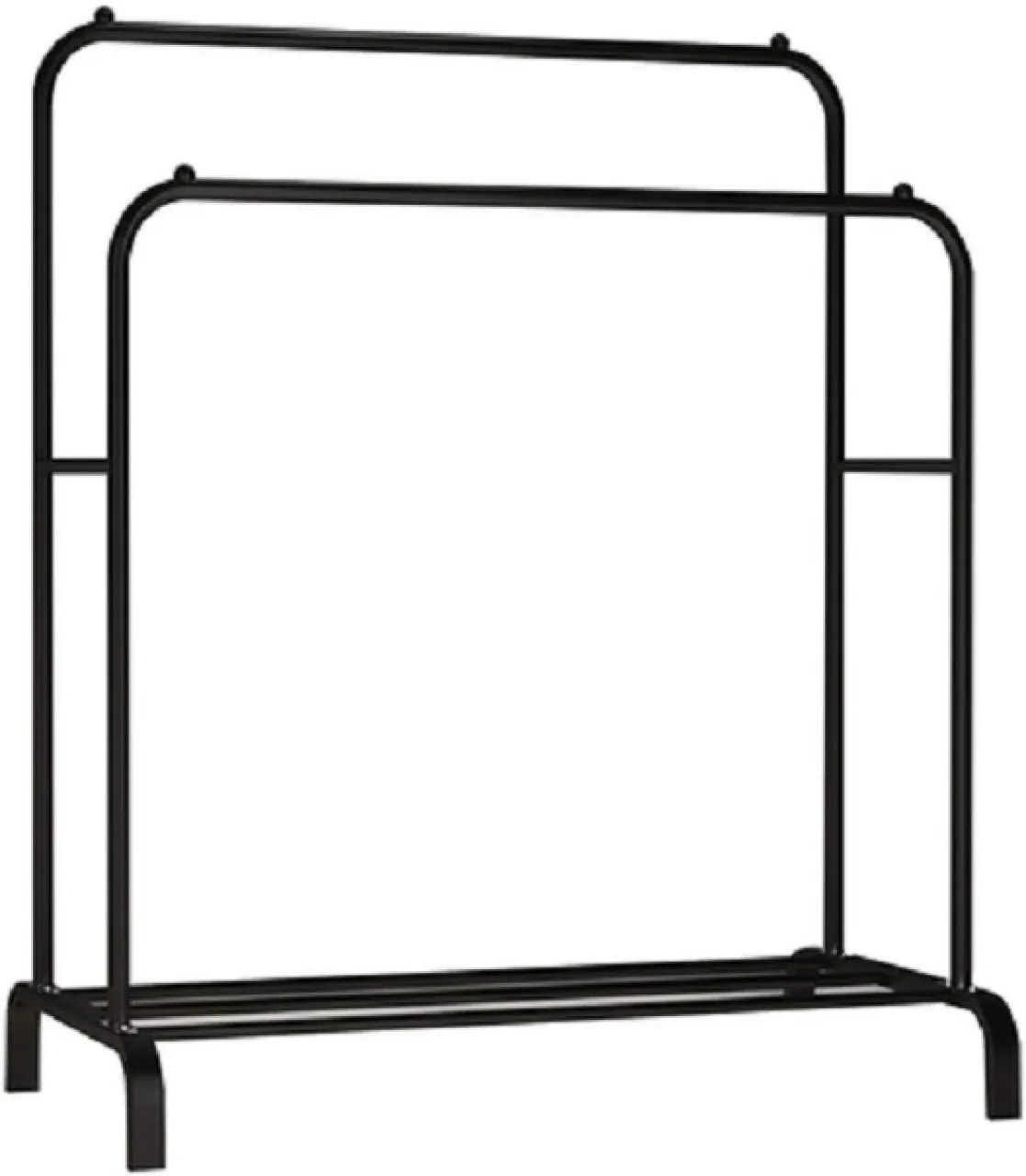 Aero craft Steel Floor Cloth Dryer Stand Double Pole Clothing and Shoe Storage Rack