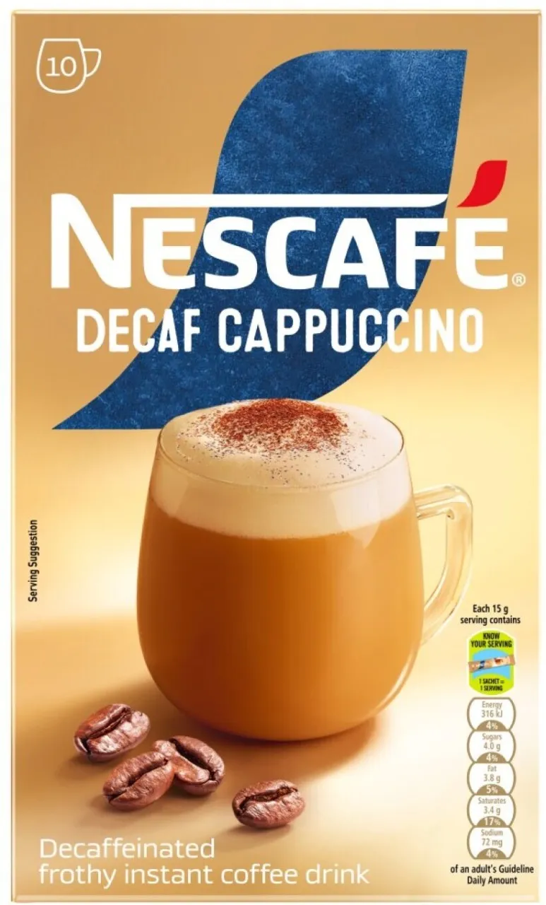 Nescafé Decaf Cappuccino Instant Coffee