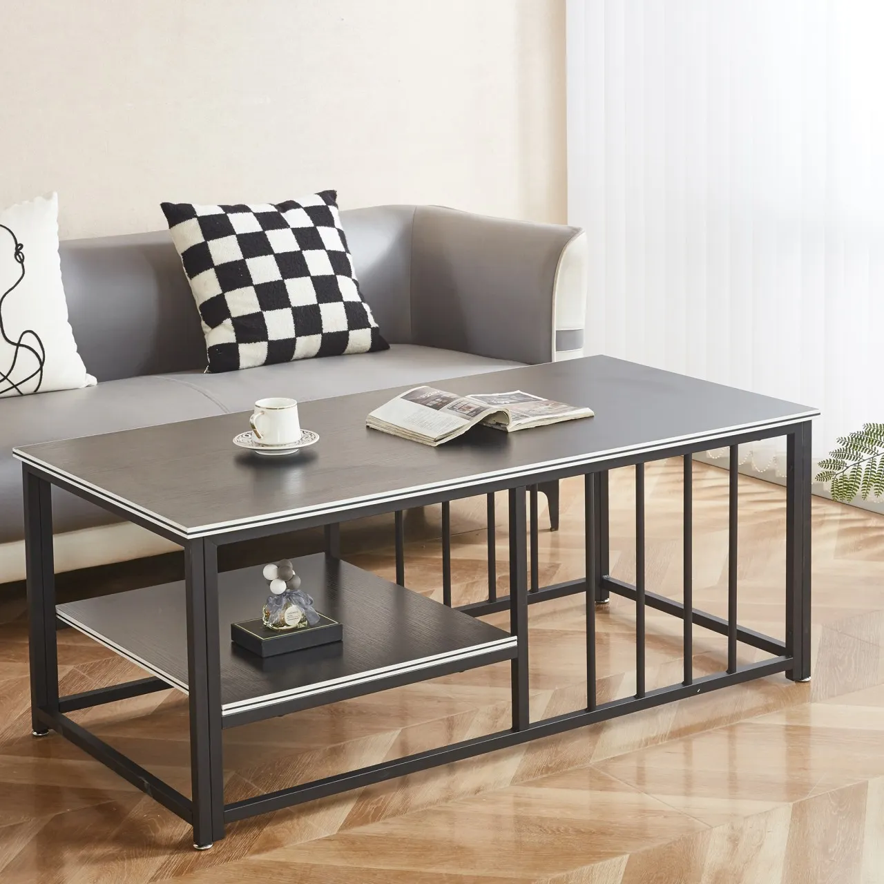 Golden Star Africa Engineered Wood Rectangle Coffee Table