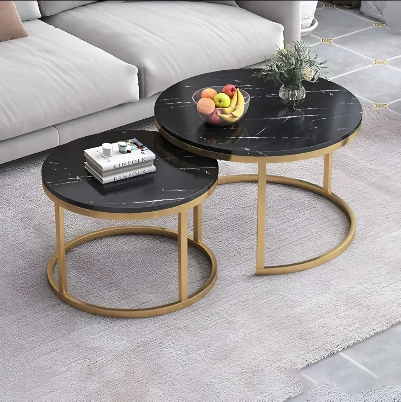 Classic Solid Wood Round Coffee Table