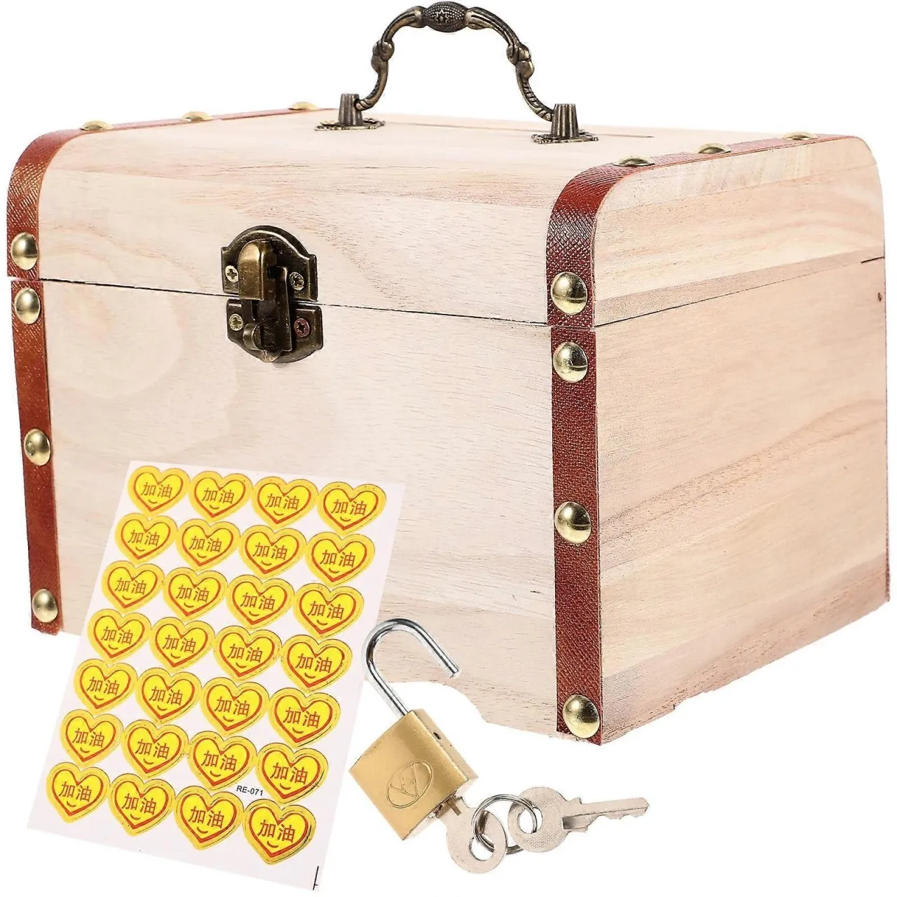 Max 1Pc Wooden Coin Case Change Case Wood Coin Box Piggy Bank for Kids Children Coin Bank