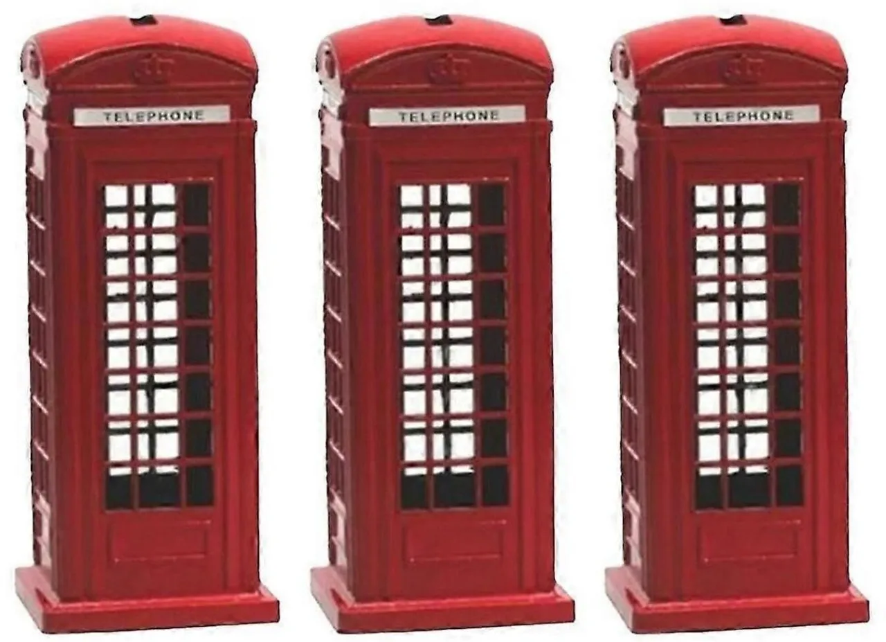 Max Telephone Booth Piggy Bank Piggy Bank Souvenir Great Gift 18cm Coin Bank
