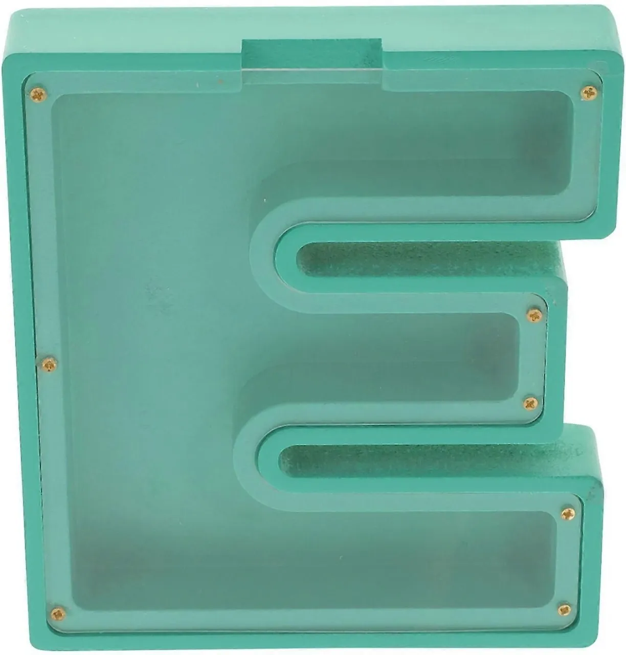 Max Letter Piggy Bank for Adults Money Jar for Saving Coin 2Pcs Clear Light Green Coin Bank