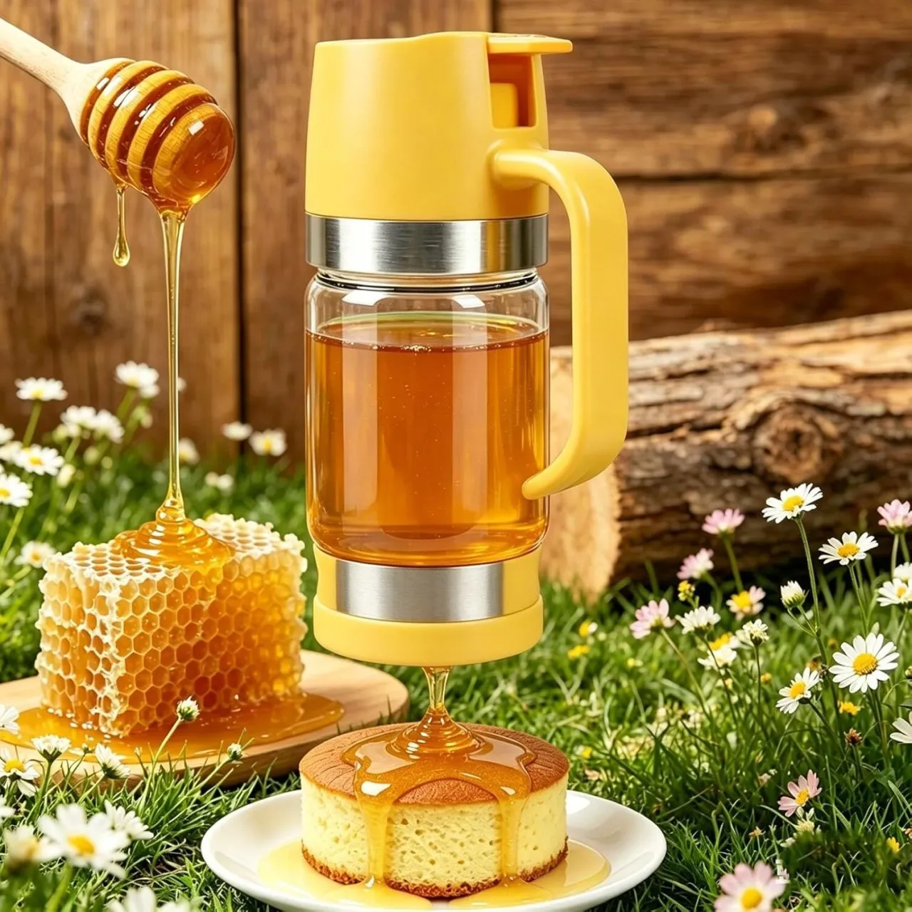 BOWENSTORE Polypropylene Honey Jar  - 0.3 g