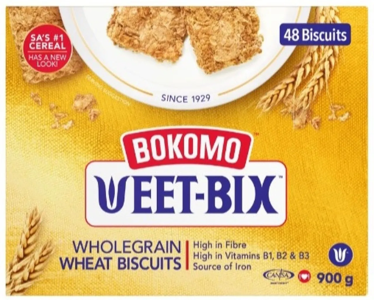 Bokomo Weet-Bix Wholegrain Wheat High Fiber Biscuit