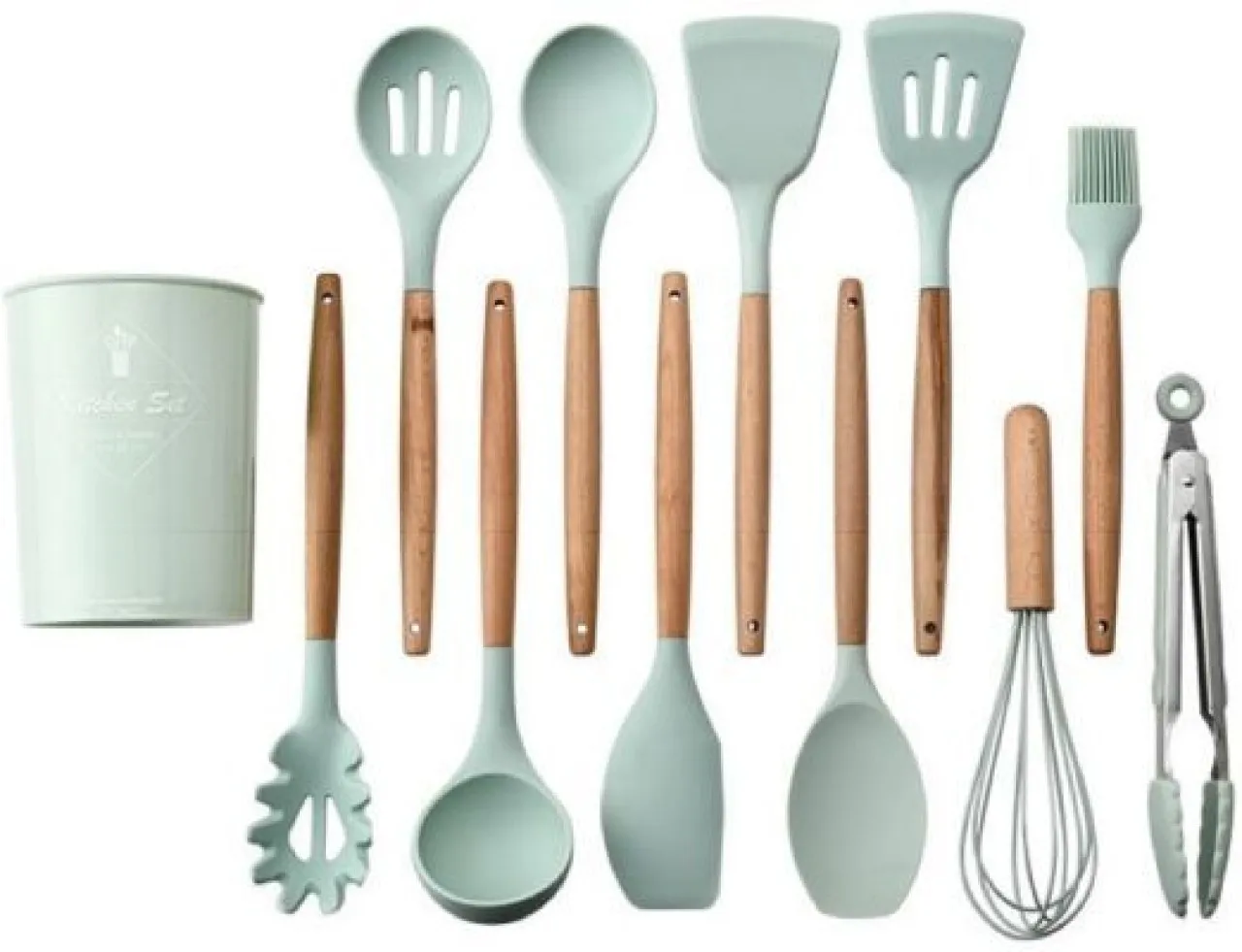 JNQ Non-Stick Coated Plastic Cookware Set