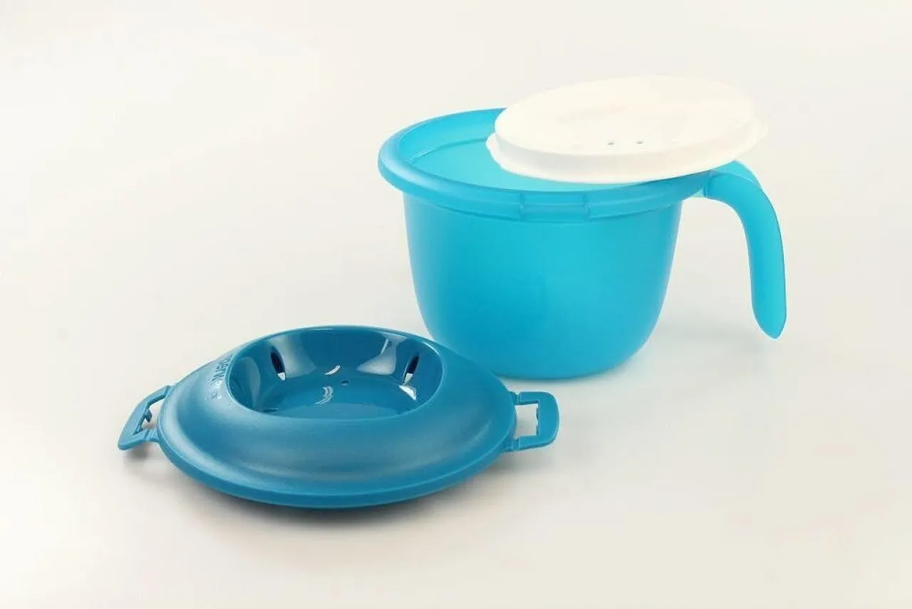 Tupperware 500ml mini rice cooker Non-Stick Coated Plastic Cookware Set