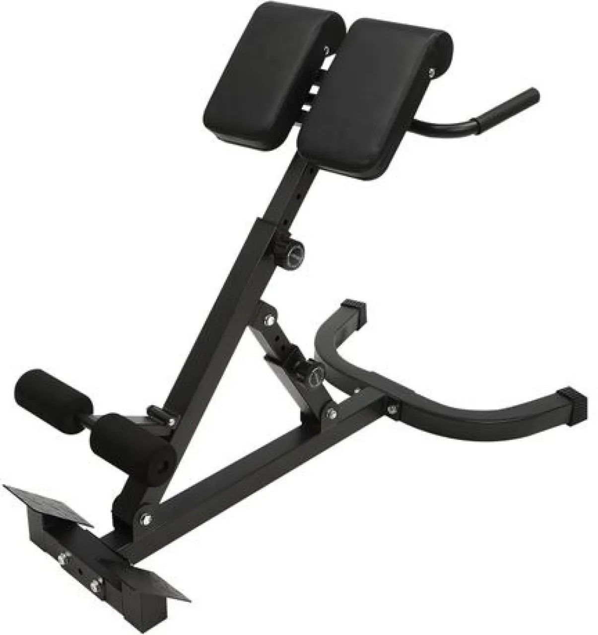 fancystuff Adjustable Hyperextension Roman Chair - Back, Core & Glute Training Bench Cross Fit Trai…