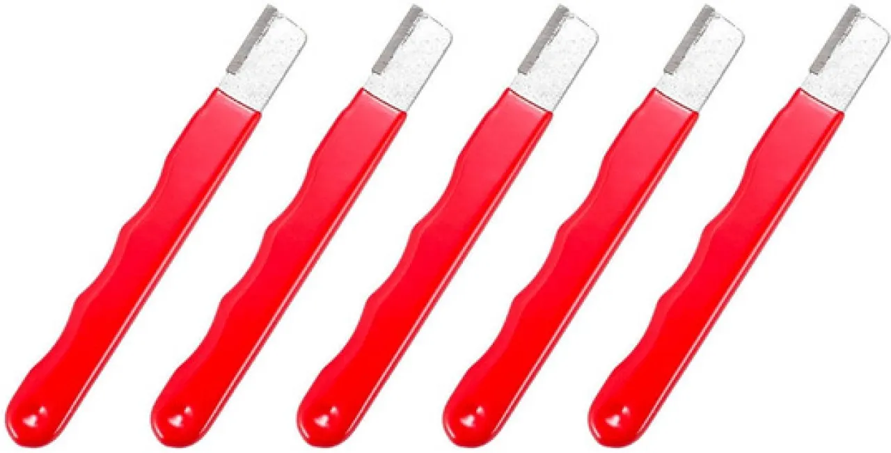 NANSHI Portable Quick Sharpener, Lawnmower Dull Blade Sharpener, Red Portable Quick Sharpener, Lawn…