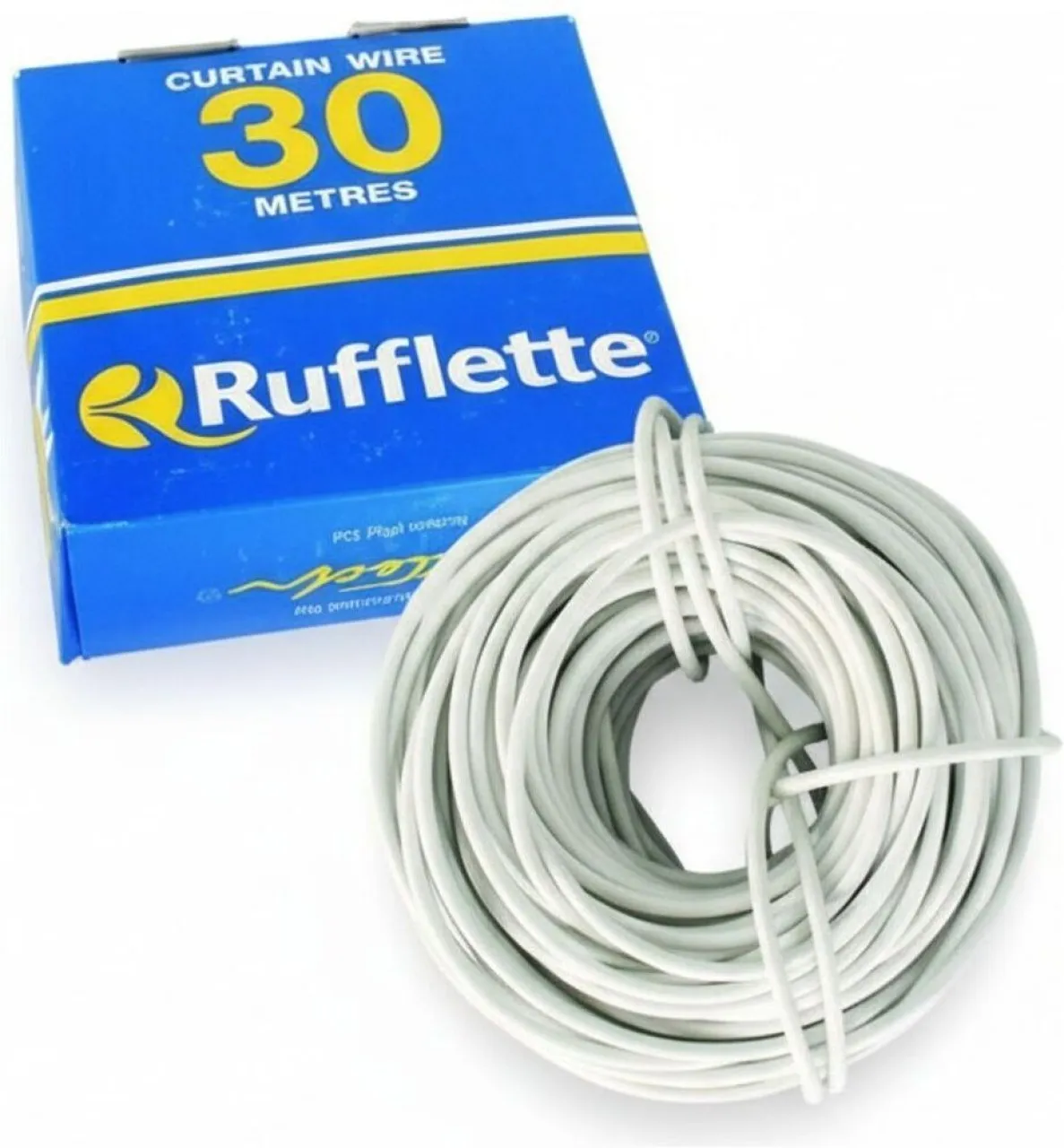Vensico White Curtain Wire (30 m x 39 cm)