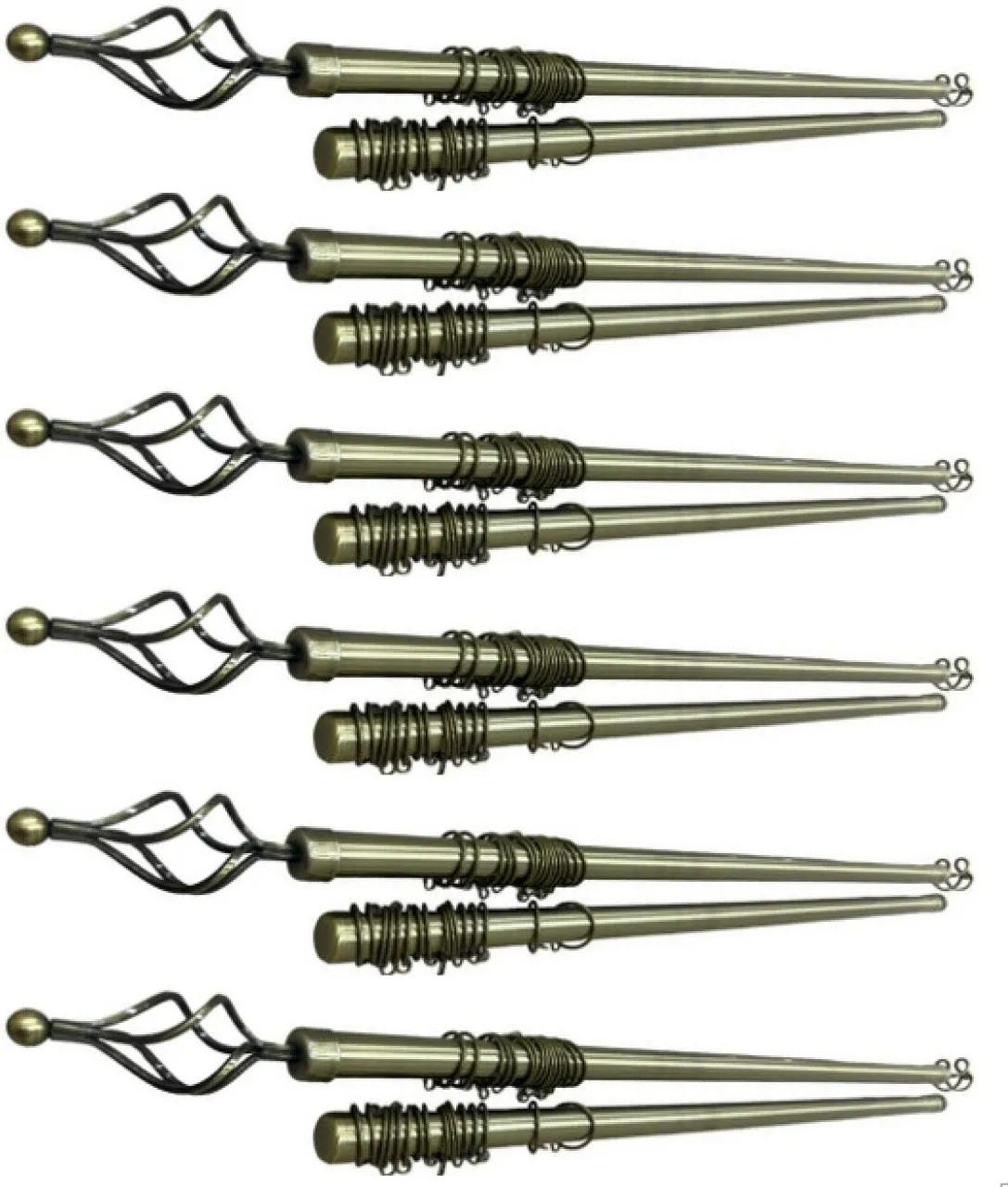 EverythingMART Green Curtain Rods (10 cm x 400 cm)