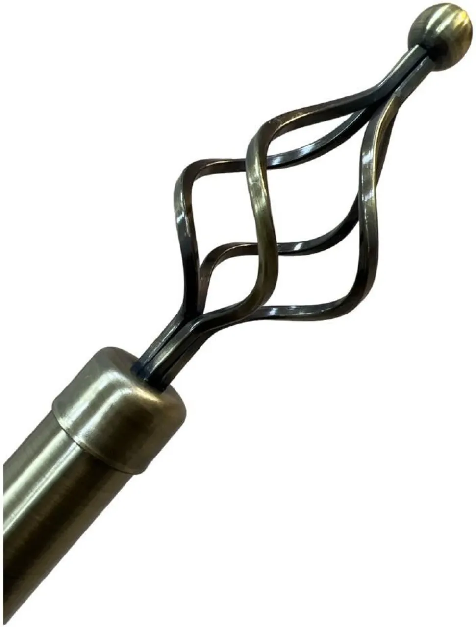 SMTE Black Curtain Rods (3 m x 3 cm)